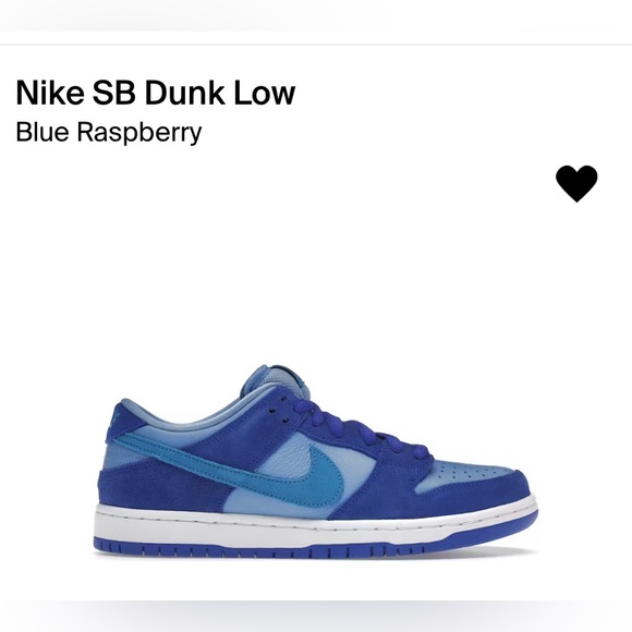 NIKE SB DUNK LOW “BLUE RASPBERRY” SIZE 12 MENS - Picture 2 of 2